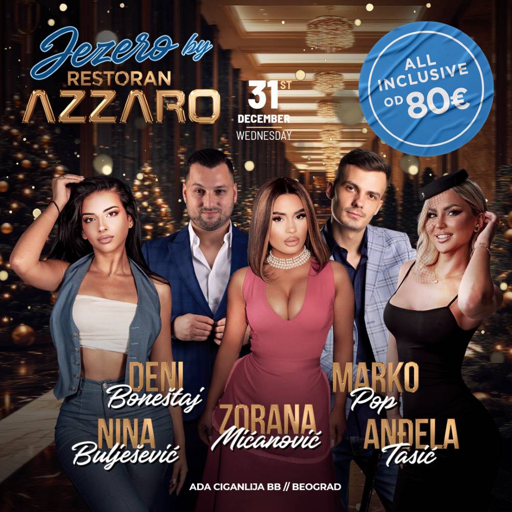 Jezero by azzaro nova godina 2026 plakat