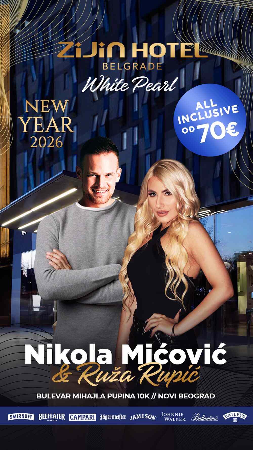 Zijin hotel belgrade nova godina plakat